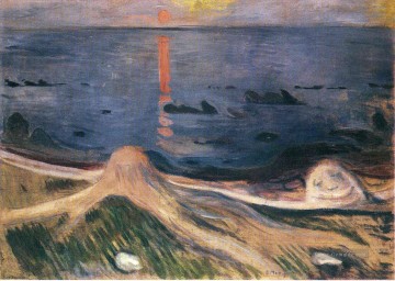 das Geheimnis einer Sommernacht 1892 Edvard Munch Ölgemälde